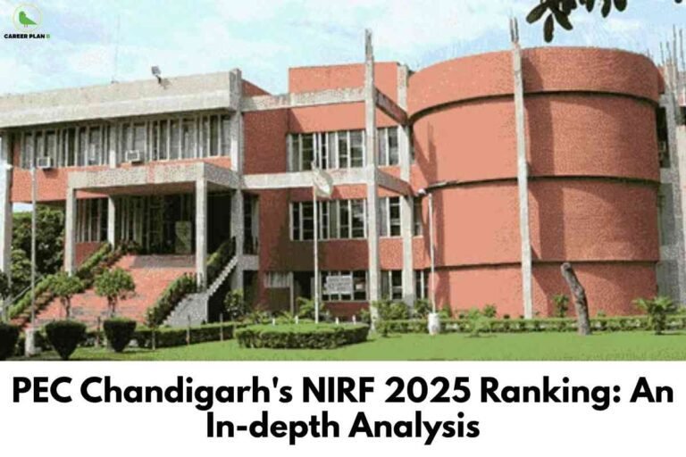 PEC Chandigarh campus building representing PEC Chandigarh NIRF 2025 ranking and performance analysis in engineering education and research excellence.