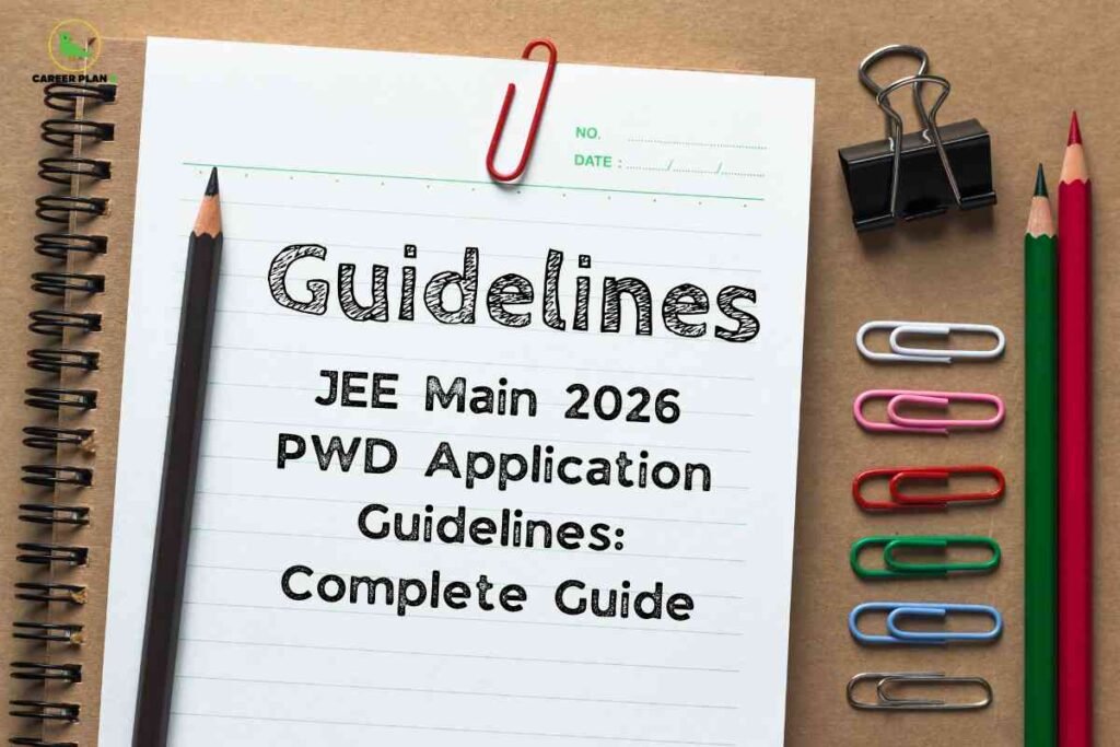 Student with assistive device entering an exam hall, representing JEE Main PWD guidelines 2026 including exam accommodations, scribe rules, and facilities for candidates with disabilities.