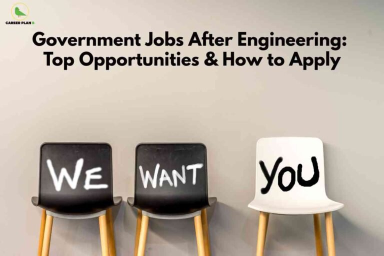 Three chairs displaying the message ‘We Want You,’ symbolizing recruitment and opportunities related to government jobs after engineering.