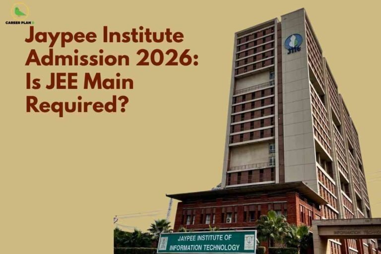 Jaypee Institute of Information Technology Noida campus building highlighting jaypee admission without jee opportunity for B.Tech students in 2026
