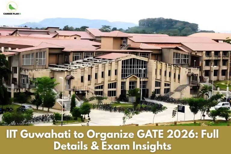 IIT Guwahati campus academic building representing iit guwahati gate 2026 organizing institute for national GATE engineering entrance exam