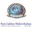 Ram Lakhan Mahavidyalaya, Mau