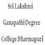 Sri Lakshmi Ganapathi Degree College, Dharmapuri