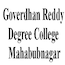 Goverdhan Reddy Degree College, Mahabubnagar