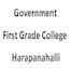 Government First Grade College, Harapanahalli