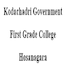 Kodachadri Government First Grade College, Hosanagara