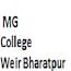 MG College, Weir Bharatpur