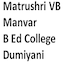 Matrushri VB Manvar B Ed College, Dumiyani