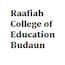 Raafiah College of Education, Budaun