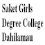 Saket Girls Degree College, Dahilamau