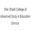Shiv Shakti College of Advanced Study in Education, Sirmour