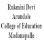 Rukmini Devi Arundale College of Education, Madanapalle